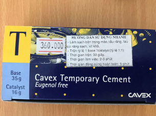 Cavex Temporary Cement - Xi măng gắn tạm
